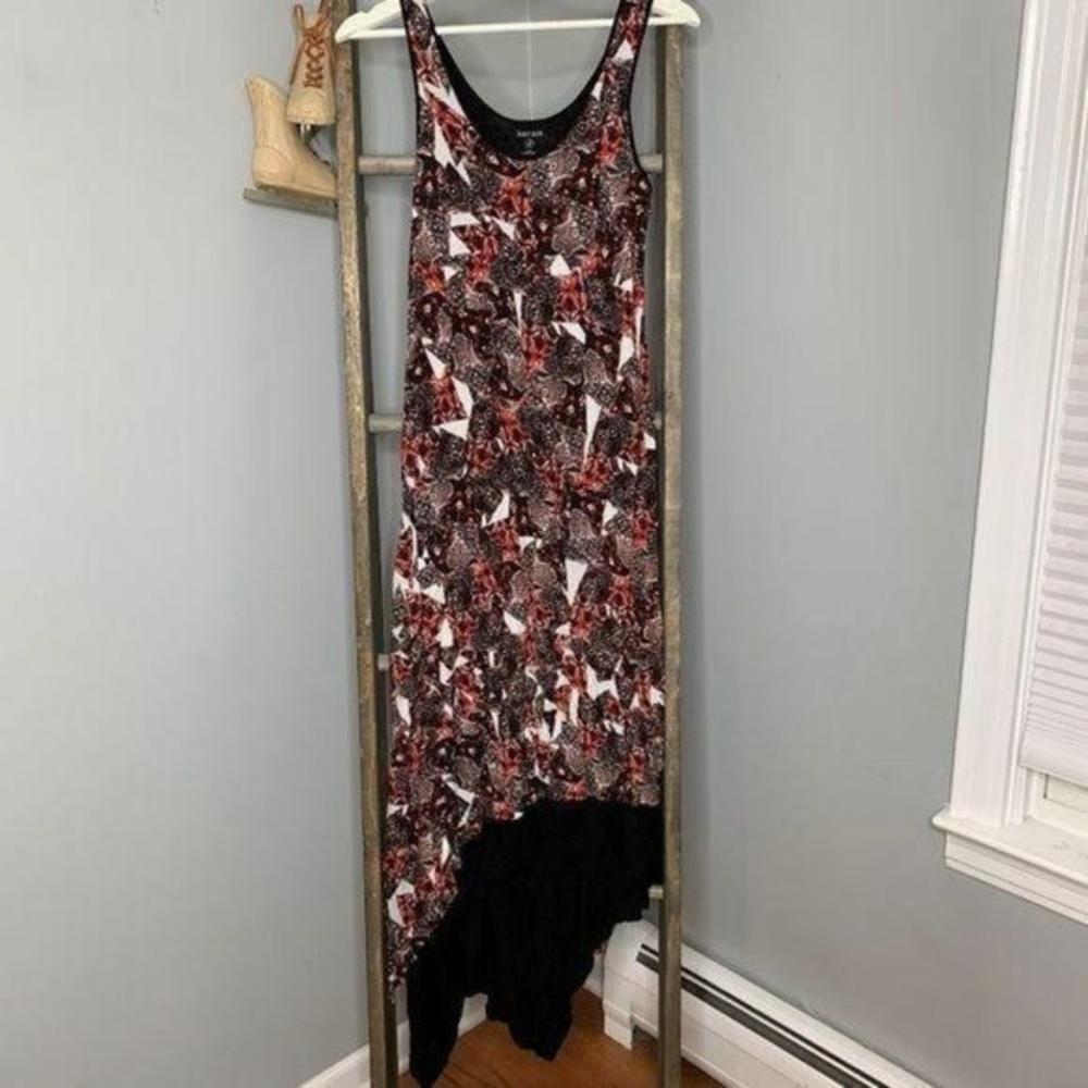 Kensie Asymmetrical Maxi Dress‎